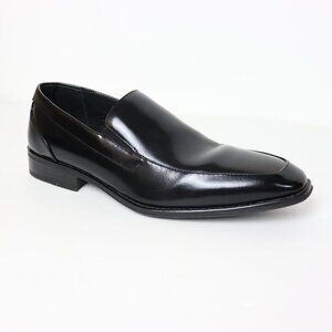 Stacy Adams Black Aldrich Moc Toe Slip Men's Shoe